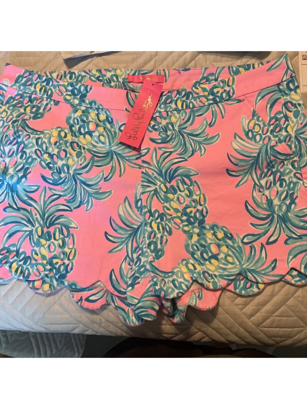 Lilly Pulitzer Buttercup Stretch Shorts Size 16 Pelican Pink Beat the Heat NWT